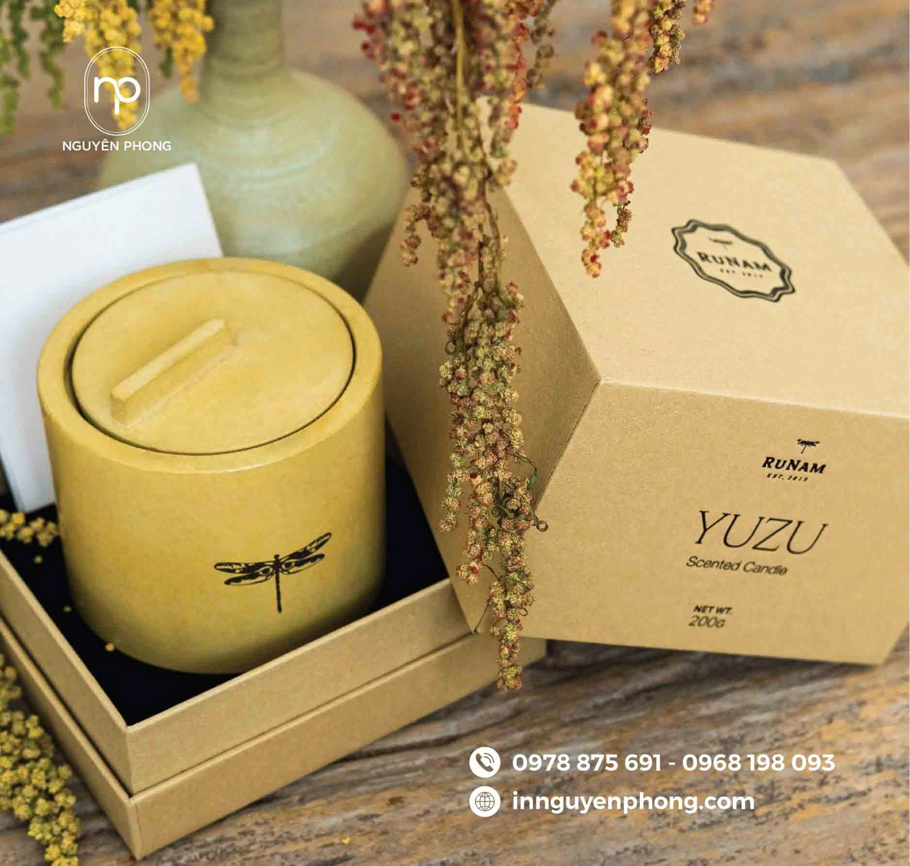Chất liệu kraft hộp giấy đựng camera